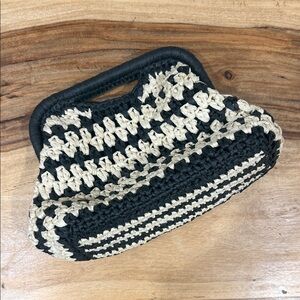 Abercrombie and Fitch Straw Clutch Bag
